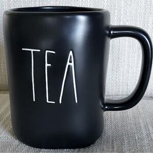 Rae Dunn Black TEA Mug